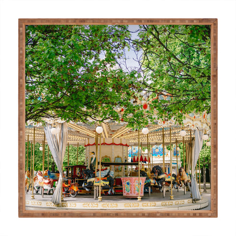 Bethany Young Photography Tuileries Garden II Square Tray