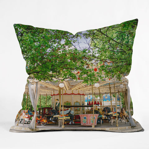 Bethany Young Photography Tuileries Garden II Outdoor Throw Pillow