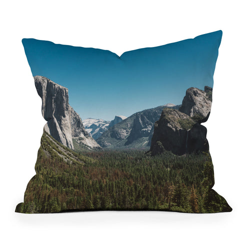 Bethany Young Photography Tunnel View Yosemite National Throw Pillow