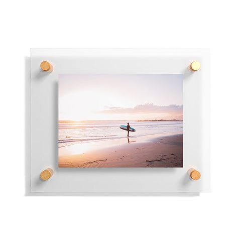 Bethany Young Photography Venice Beach Surfer Floating Acrylic Print