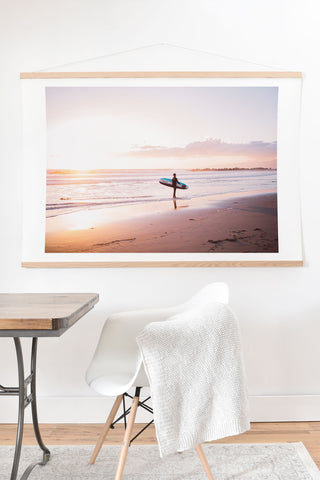 Bethany Young Photography Venice Beach Surfer Art Print And Hanger