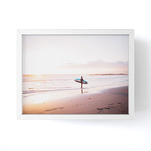 Bethany Young Photography Venice Beach Surfer Framed Mini Art Print