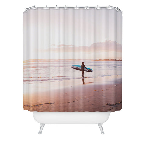 Bethany Young Photography Venice Beach Surfer Shower Curtain
