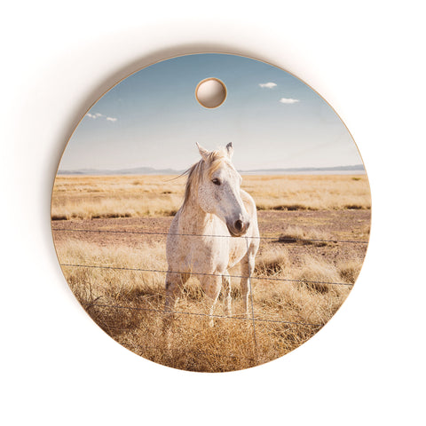 Bethany Young Photography West Texas Wild II Cutting Board Round