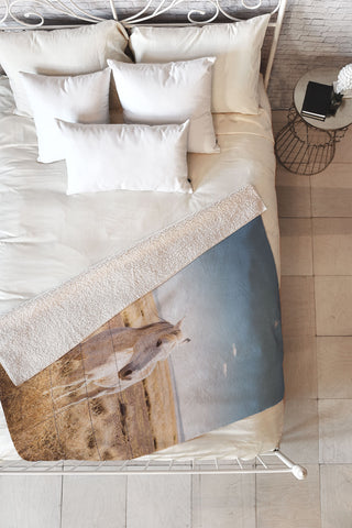 Bethany Young Photography West Texas Wild II Fleece Throw Blanket