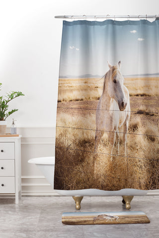 Bethany Young Photography West Texas Wild II Shower Curtain And Mat