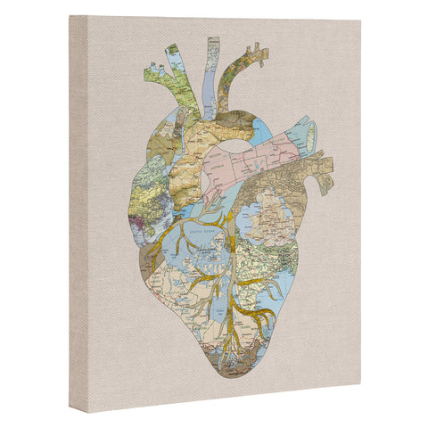 Bianca Green A Travelers Heart Art Canvas
