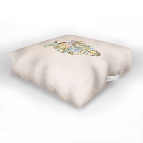 Bianca Green A Travelers Heart Outdoor Floor Cushion