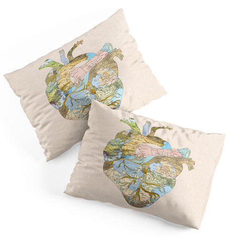 Bianca Green A Travelers Heart Pillow Shams