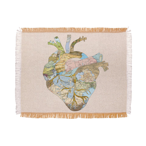 Bianca Green A Travelers Heart Throw Blanket