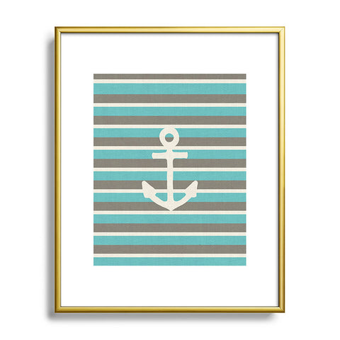Bianca Green Anchor 1 Metal Framed Art Print