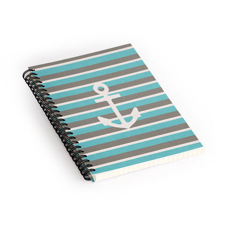 Bianca Green Anchor 1 Spiral Notebook