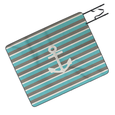 Bianca Green Anchor 1 Picnic Blanket