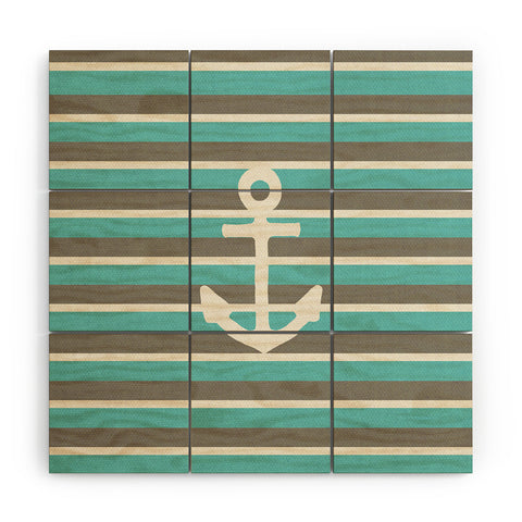 Bianca Green Anchor 1 Wood Wall Mural