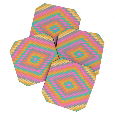 Bianca Green Ancient Rainbow Coaster Set