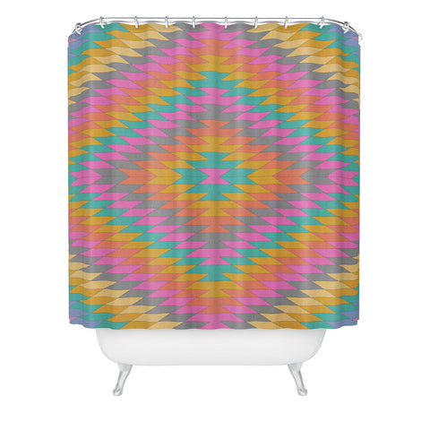 Bianca Green Ancient Rainbow Shower Curtain