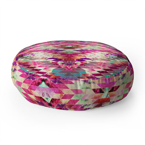 Bianca Green Ancient Star Floor Pillow Round