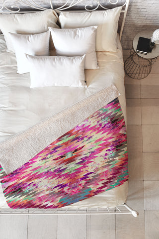 Bianca Green Ancient Star Fleece Throw Blanket