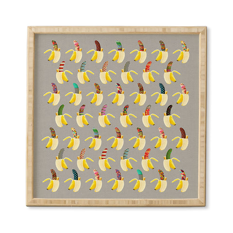 Bianca Green Anna Banana Framed Wall Art