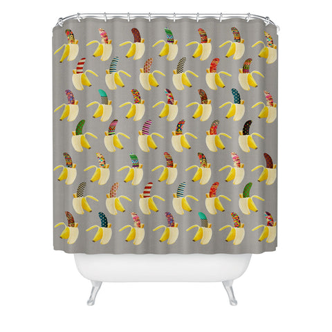 Bianca Green Anna Banana Shower Curtain