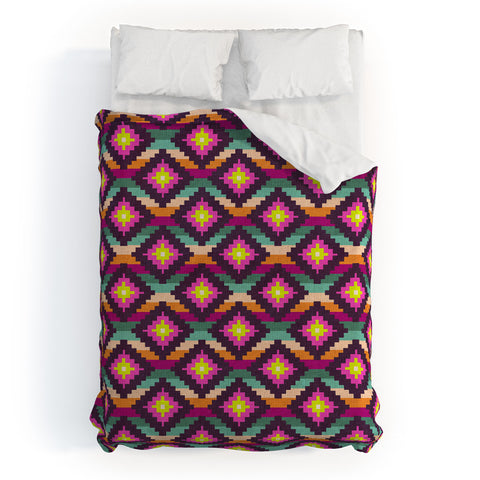 Bianca Green Aztec Diamonds Hammock Duvet Cover