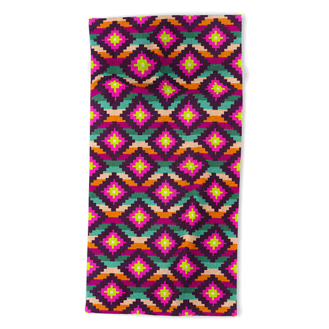 Bianca Green Aztec Diamonds Hammock Beach Towel