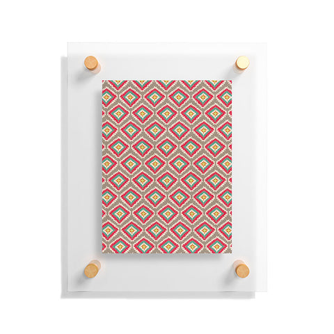 Bianca Green Aztec Fiber 1 Floating Acrylic Print