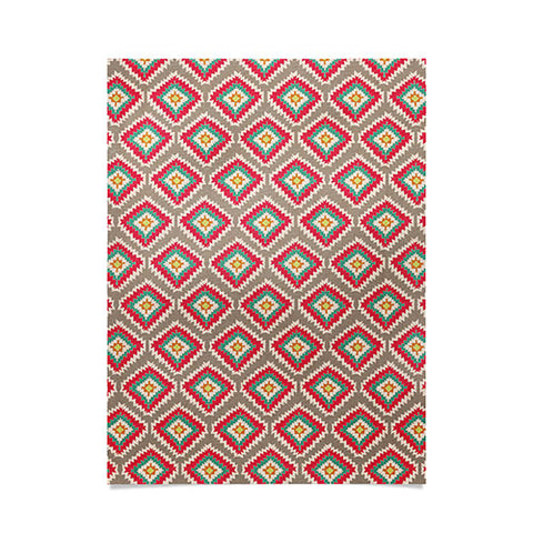 Bianca Green Aztec Fiber 1 Poster