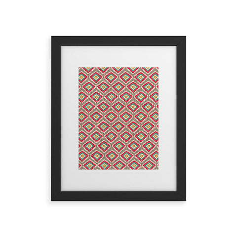 Bianca Green Aztec Fiber 1 Framed Art Print