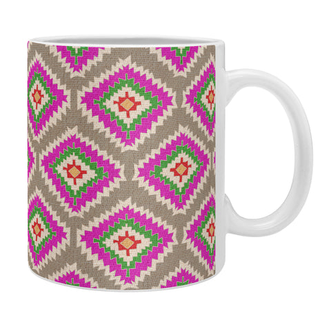 Bianca Green Aztec Fiber 4 Coffee Mug