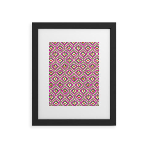 Bianca Green Aztec Fiber 4 Framed Art Print
