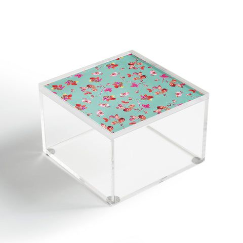 Bianca Green Bloom II Acrylic Box