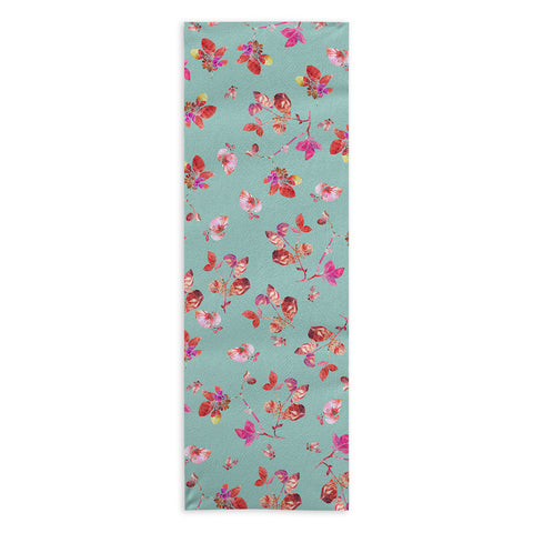 Bianca Green Bloom II Yoga Towel
