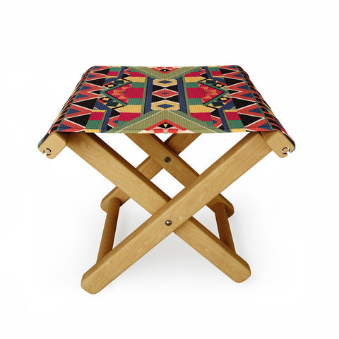 Bianca Green Bold Folding Stool