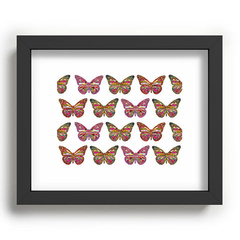 Bianca Green Butterflies Fly Recessed Framing Rectangle