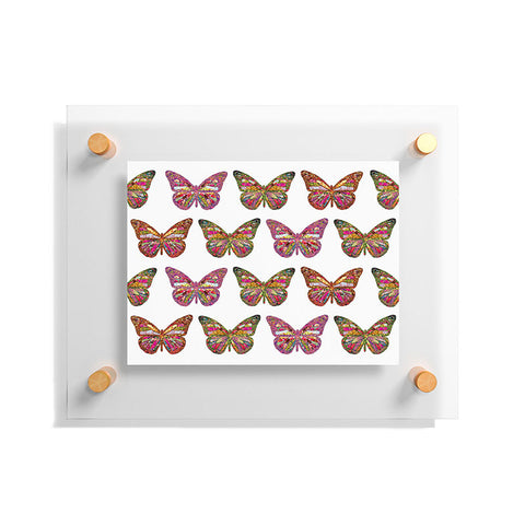 Bianca Green Butterflies Fly Floating Acrylic Print