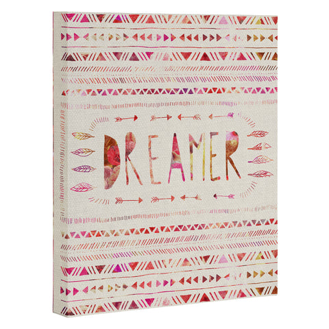 Bianca Green Dreamer Pink Art Canvas