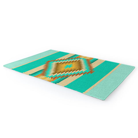 Bianca Green Fiesta Teal Area Rug