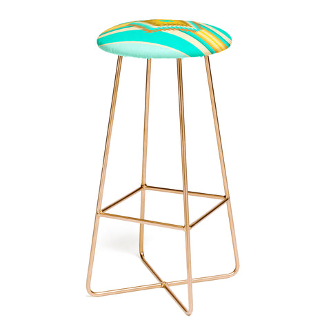 Bianca Green Fiesta Teal Bar Stool