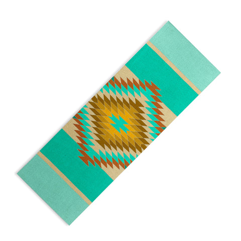 Bianca Green Fiesta Teal Yoga Mat