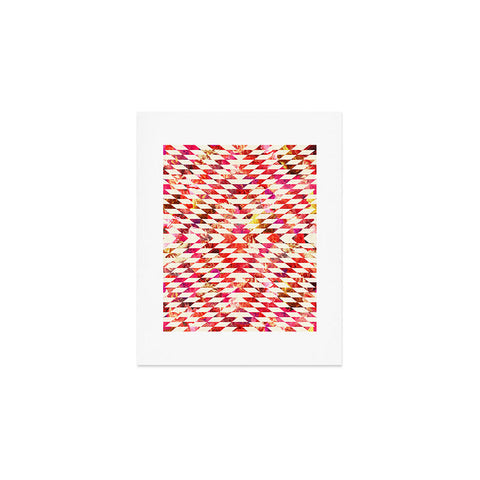 Bianca Green Floral Explosion Pink Art Print