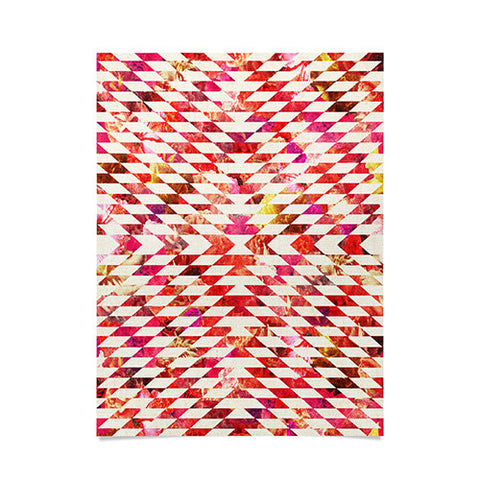 Bianca Green Floral Explosion Pink Poster