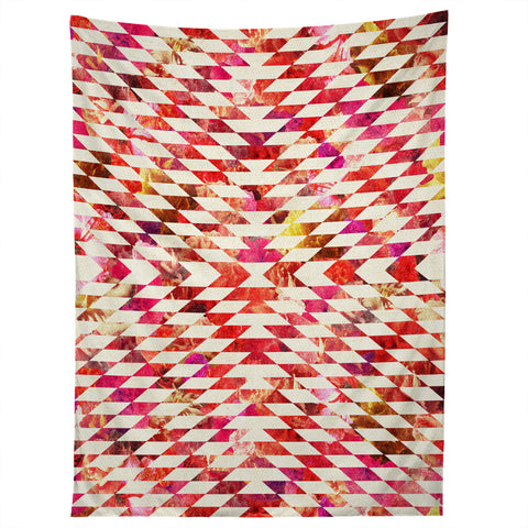 Bianca Green Floral Explosion Pink Tapestry