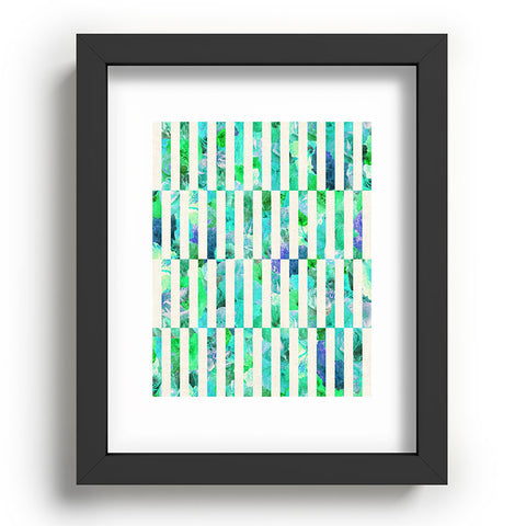 Bianca Green Floral Order Mint Recessed Framing Rectangle