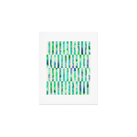 Bianca Green Floral Order Mint Art Print