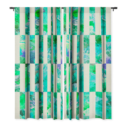 Bianca Green Floral Order Mint Blackout Non Repeat