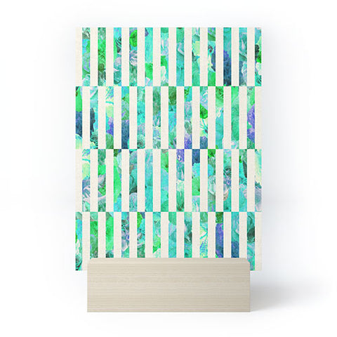 Bianca Green Floral Order Mint Mini Art Print