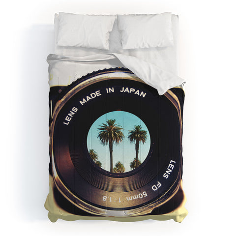 Bianca Green Focus On Palms Comforter