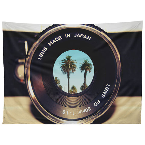 Bianca Green Focus On Palms Tapestry