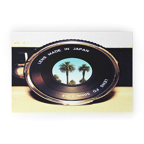 Bianca Green Focus On Palms Welcome Mat